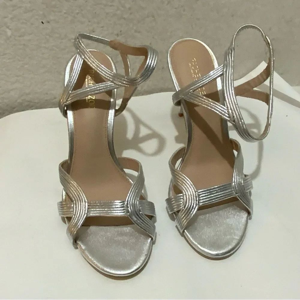 New Rachel Zoe Heels silver size 6.5